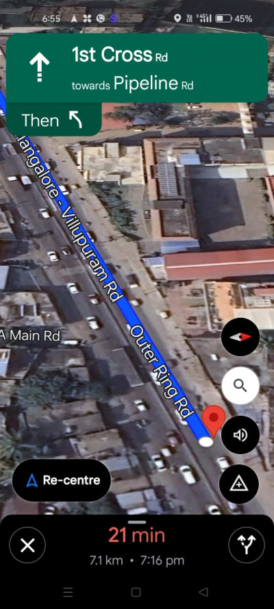 7000 SQFT Available for apartment JD in BEL road extent