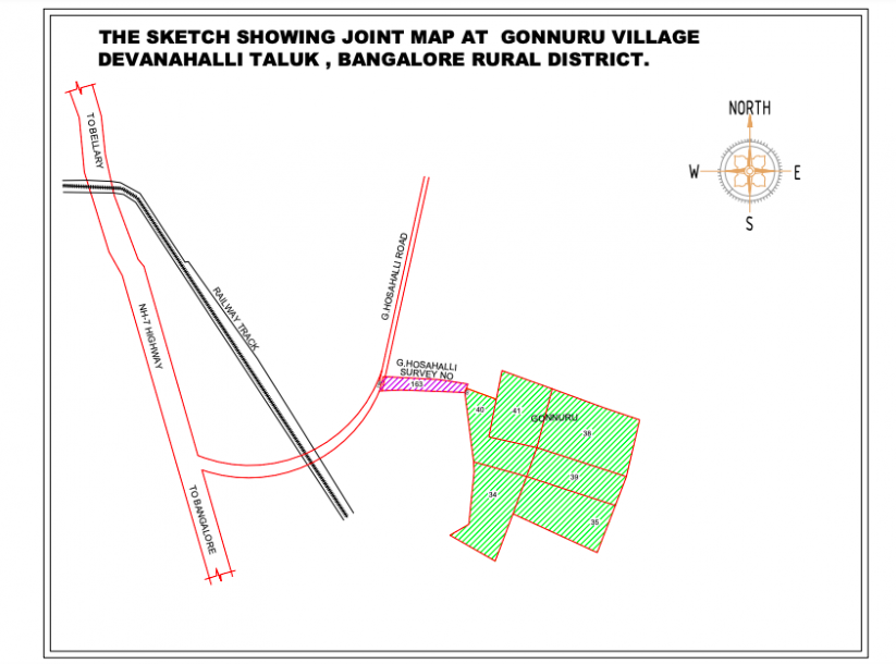 100 Acres Layout JD Near to Nagarjun College, Devanahalli-1